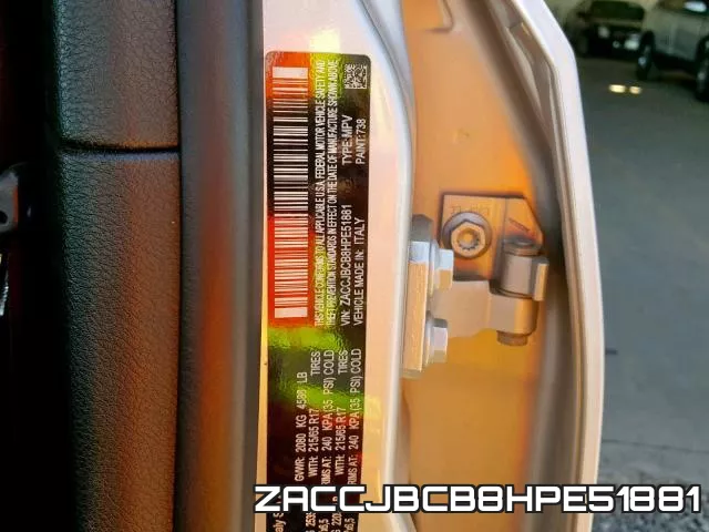 ZACCJBCB8HPE51881 фото 2