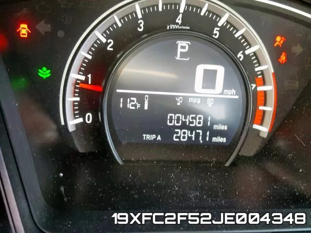 19XFC2F52JE004348 фото 9