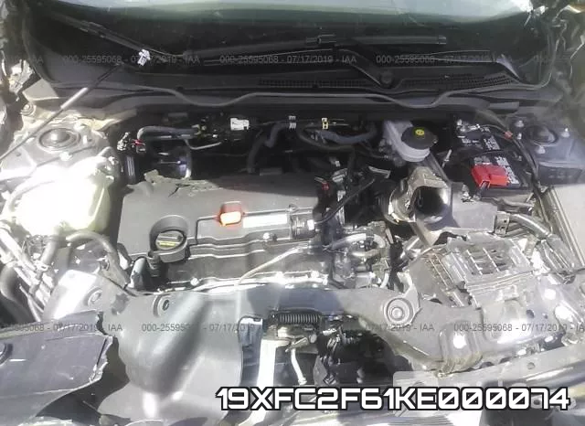 19XFC2F61KE000074 фото 2
