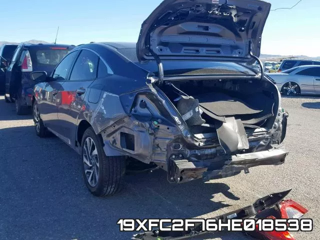 19XFC2F76HE018538 фото 4