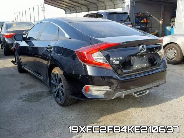 19XFC2F84KE210637 фото 4