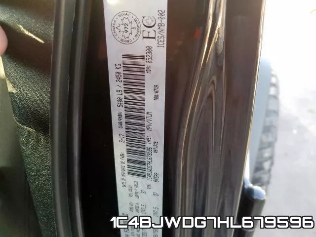 1C4BJWDG7HL679596 фото 2
