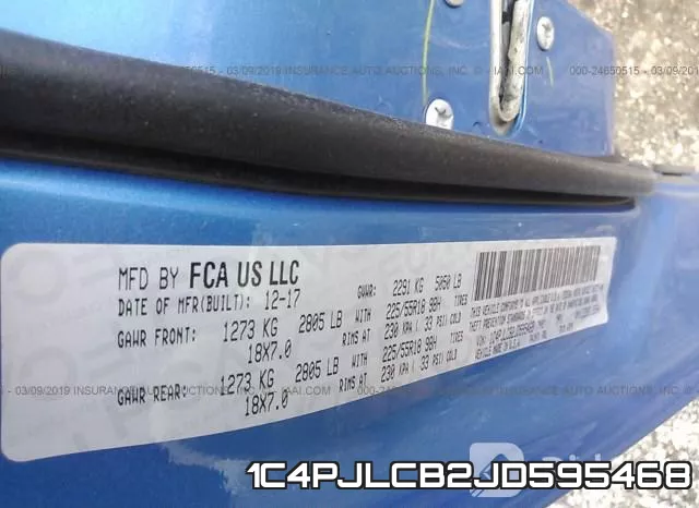1C4PJLCB2JD595468 фото 10