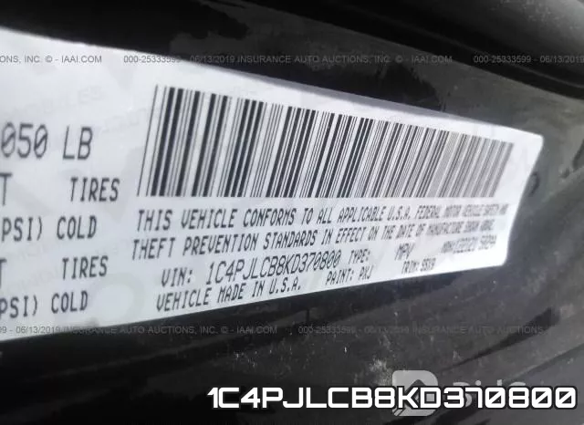 1C4PJLCB8KD370800 фото 10