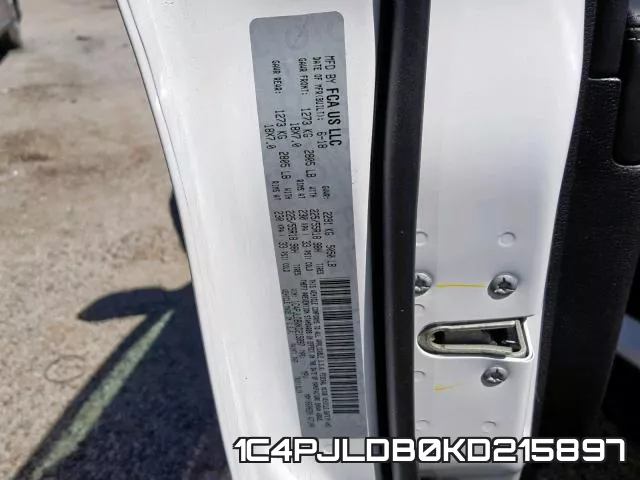1C4PJLDB0KD215897 фото 2