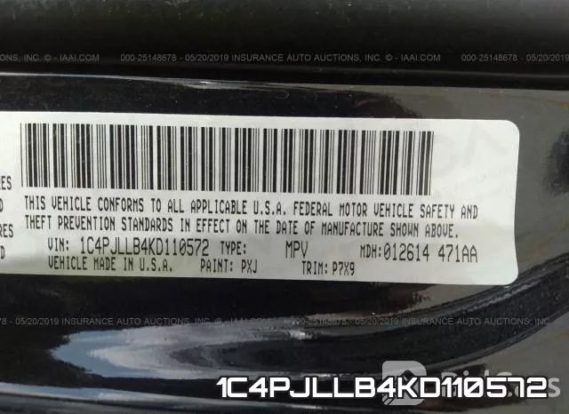 1C4PJLLB4KD110572 фото 10