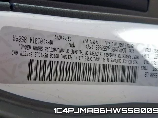 1C4PJMAB6HW558009 фото 2