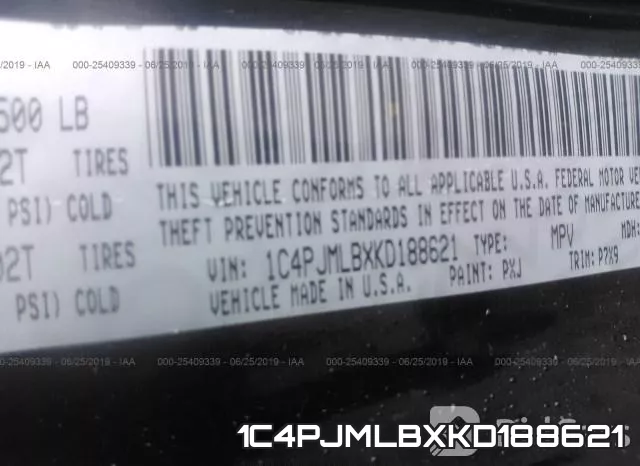 1C4PJMLBXKD188621 фото 10