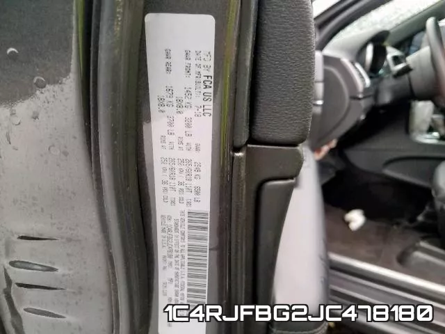 1C4RJFBG2JC478180 фото 2