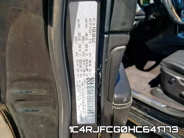 1C4RJFCG0HC641773 фото 2