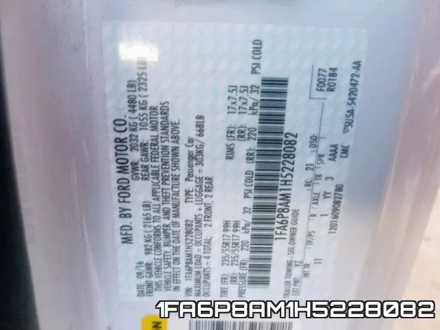 1FA6P8AM1H5228082 фото 2