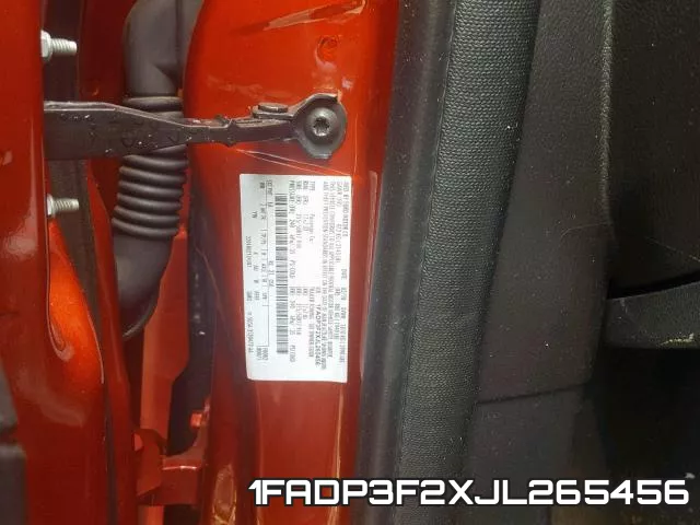 1FADP3F2XJL265456 фото 2