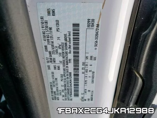 1FBAX2CG4JKA12988 фото 2