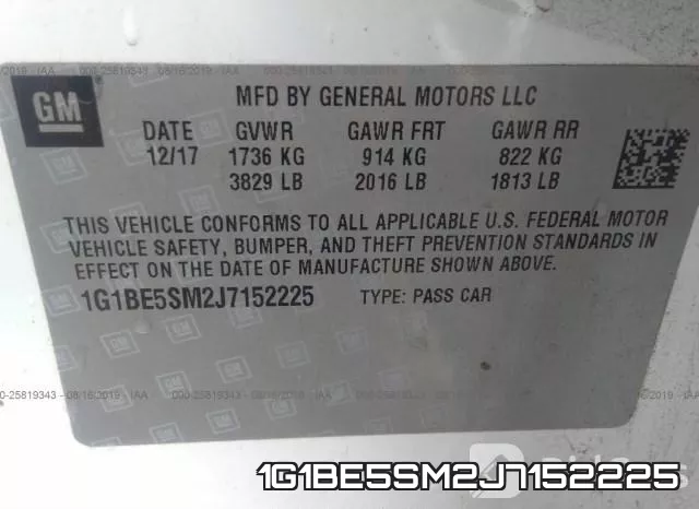 1G1BE5SM2J7152225 фото 10