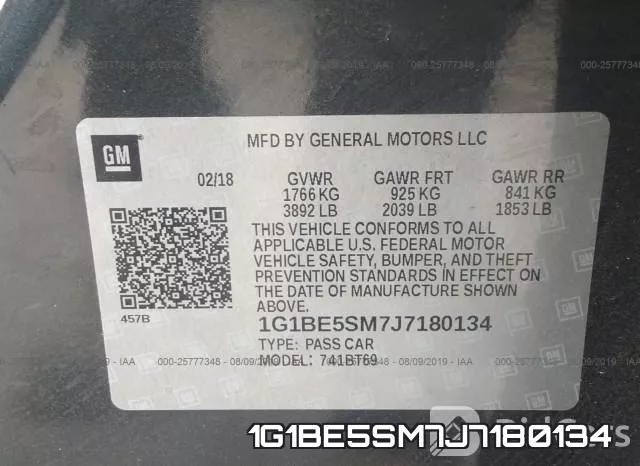 1G1BE5SM7J7180134 фото 10