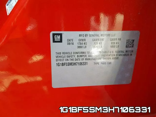 1G1BF5SM3H7106331 фото 2