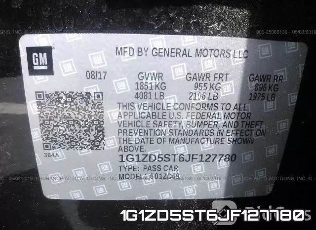 1G1ZD5ST6JF127780 фото 10