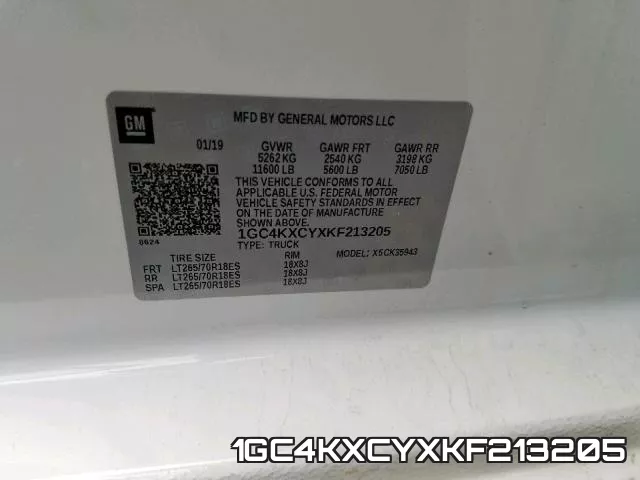 1GC4KXCYXKF213205 фото 2