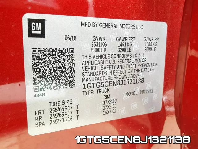 1GTG5CEN8J1321138 фото 2