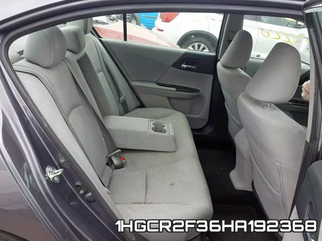 1HGCR2F36HA192368 фото 7