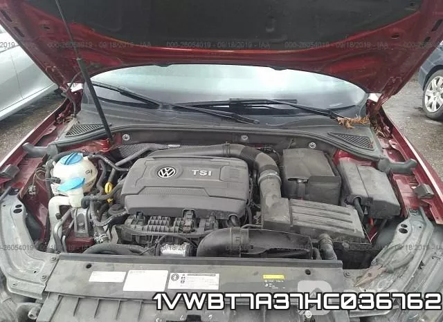 1VWBT7A37HC036762 фото 2