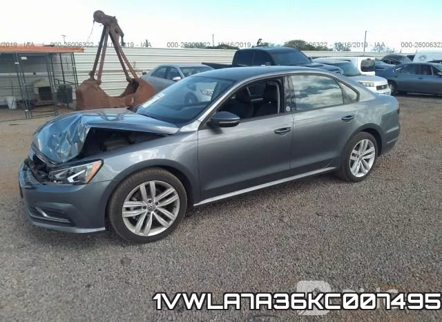1VWLA7A36KC007495 фото 3