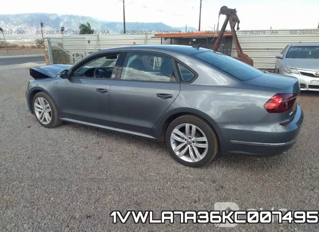 1VWLA7A36KC007495 фото 4
