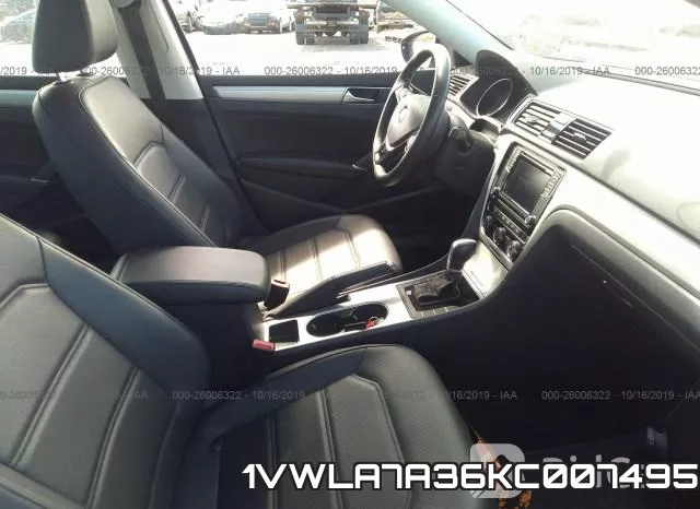 1VWLA7A36KC007495 фото 6