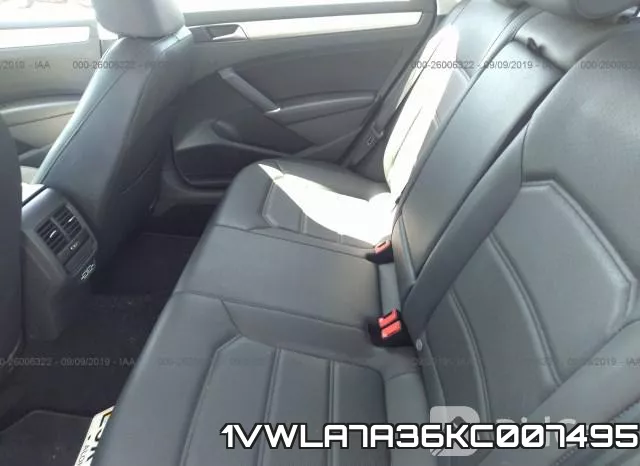 1VWLA7A36KC007495 фото 9