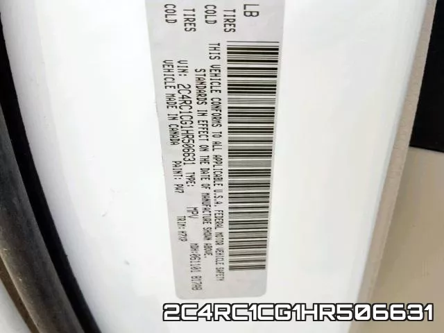 2C4RC1CG1HR506631 фото 2