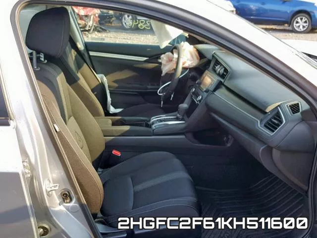 2HGFC2F61KH511600 фото 6