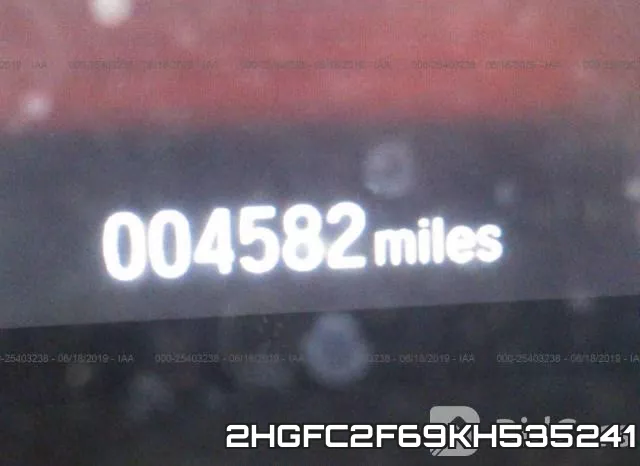2HGFC2F69KH535241 фото 8