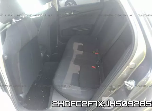 2HGFC2F7XJH509285 фото 9