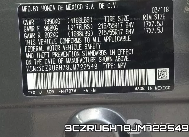 3CZRU6H78JM722549 фото 10