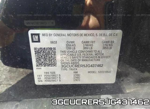 3GCUCRER5JG437462 фото 10