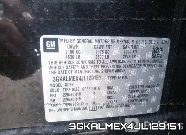 3GKALMEX4JL129151 фото 10