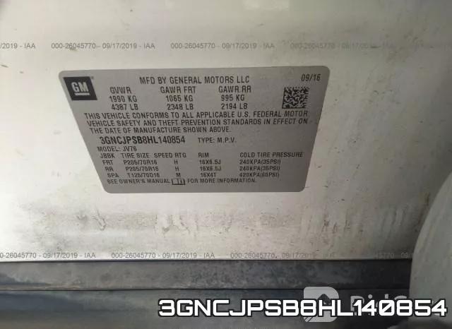 3GNCJPSB8HL140854 фото 10