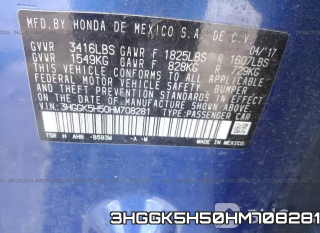3HGGK5H50HM708281 фото 10