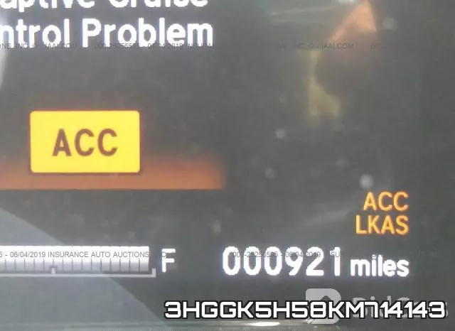 3HGGK5H58KM714143 фото 8
