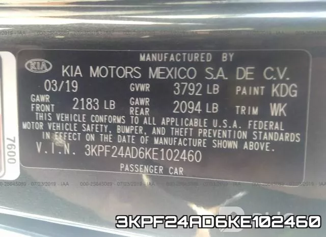 3KPF24AD6KE102460 фото 10