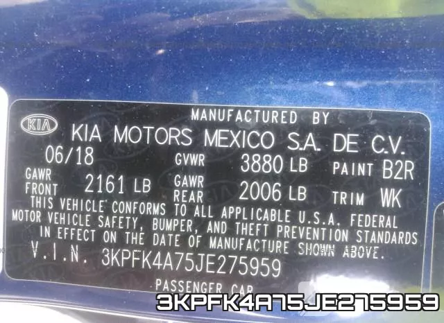 3KPFK4A75JE275959 фото 10