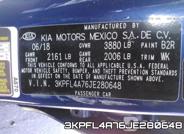 3KPFL4A76JE280648 фото 10