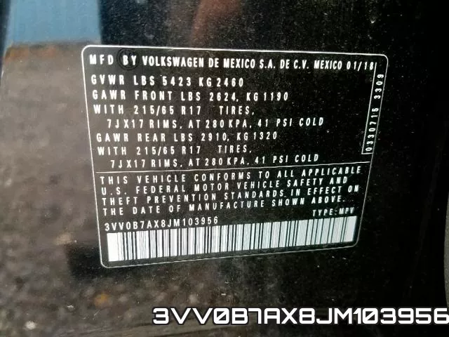 3VV0B7AX8JM103956 фото 2