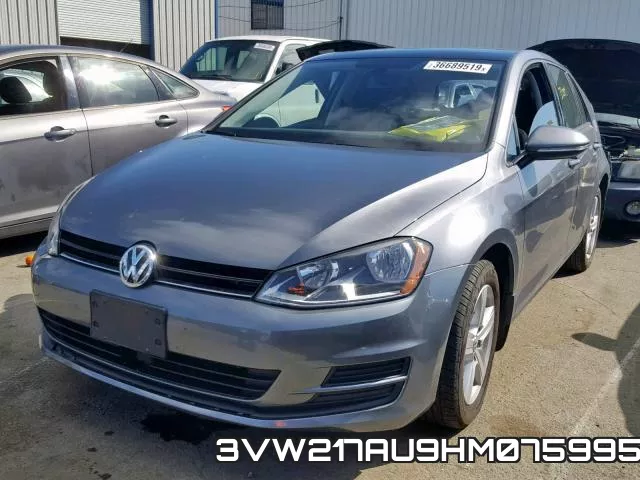 3VW217AU9HM075995 фото 3