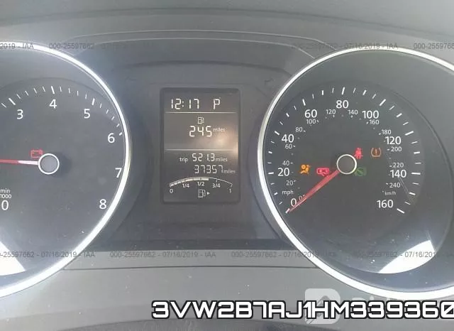 3VW2B7AJ1HM339360 фото 8