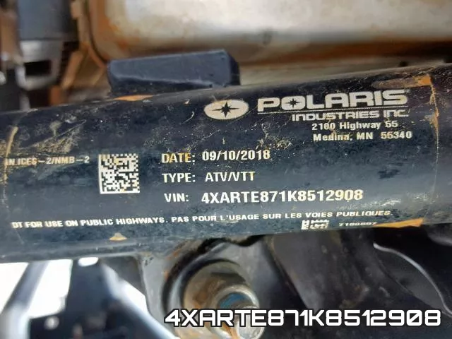 4XARTE871K8512908 фото 2