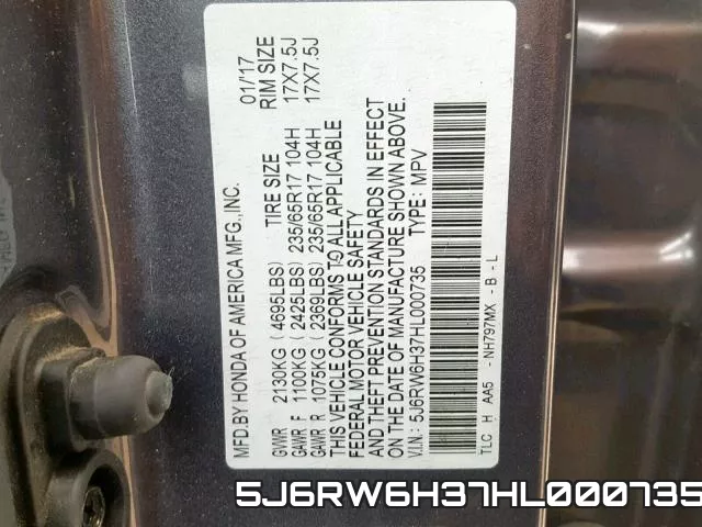 5J6RW6H37HL000735 фото 2