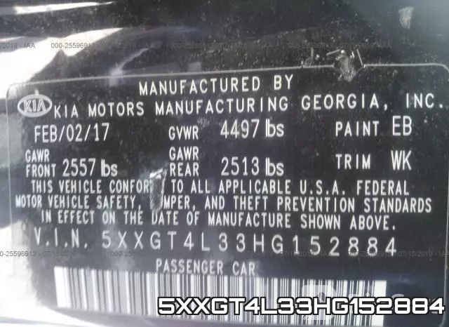 5XXGT4L33HG152884 фото 10