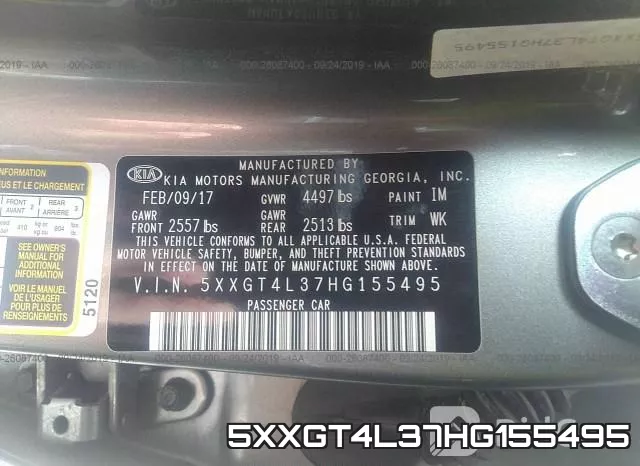 5XXGT4L37HG155495 фото 10