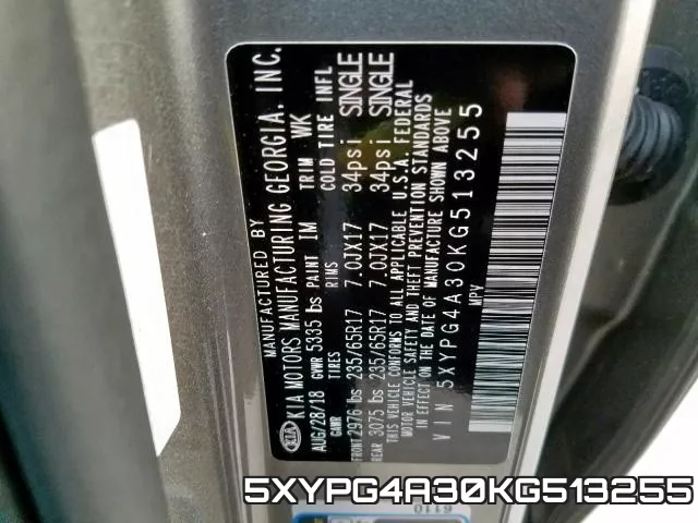 5XYPG4A30KG513255 фото 2